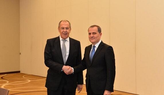 The meeting between Lavrov and Bayramov began