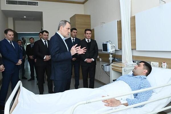 FM visited those injured in the attack on the embassy