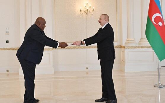 Aliyev accepted the credentials of the Congolese ambassador