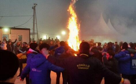 Novruz bonfire was left in Shusha -