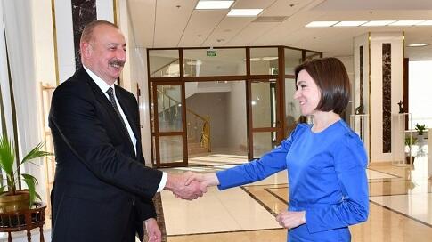 Ilham Aliyev met with the leader of Moldova -
