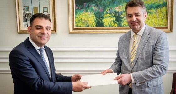 Ambassador presented his credentials to the MFA of Ukraine