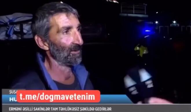 Ağdərədən gedən erməni şok faktı ifşa etdi - Video