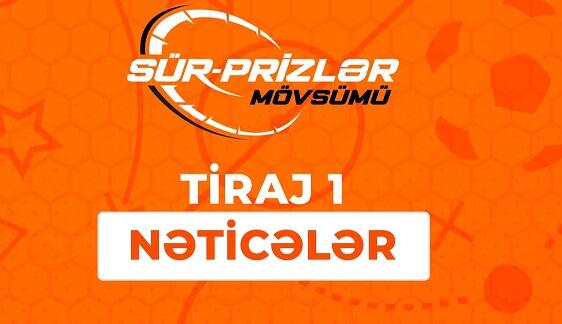 “Misli” SÜR-PRİZLƏR Mövsümü - İlk tirajın nəticələri