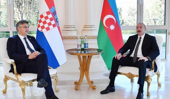 İlham Əliyev Xorvatiyanın baş nazirini təbrik etdi
