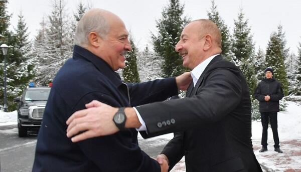 Алиев встретил Лукашенко в Физули - Видео