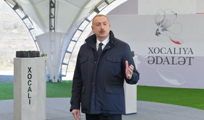 Aliyev to people of Khojaly: I knew this, I couldn't tell you