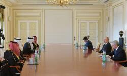 الهام علی اف وزیر حج و عمره عربستان را به حضور پذیرفت