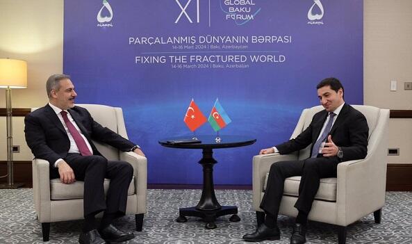 Hajiyev and Hajan Fidan meet in Ankara