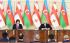 Ilham Aliyev and Irakli Kobakhidze made press statements