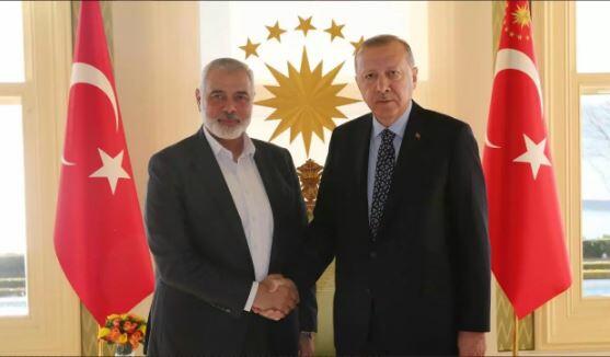 Erdogan received Ismail Haniyeh