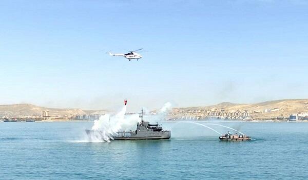 MNF and MES started joint exercises in the Caspian Sea