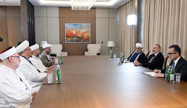 Ilham Aliyev received religious leaders