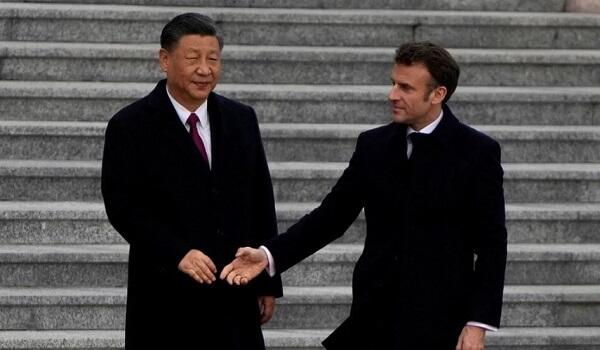 Çin lideri Makronu belə alçaltdı - Foto