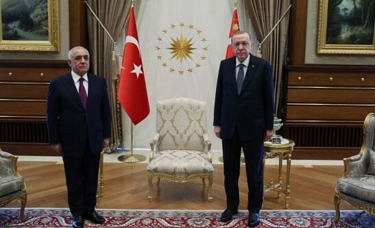 Asadov presented Aliyev's letter to Erdogan