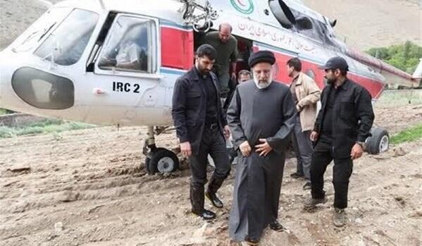 Contact was made with two passengers in Raisi's helicopter -