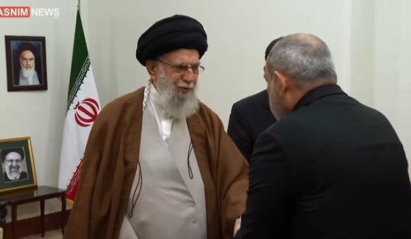 Khamenei extended his left hand to Pashinyan -