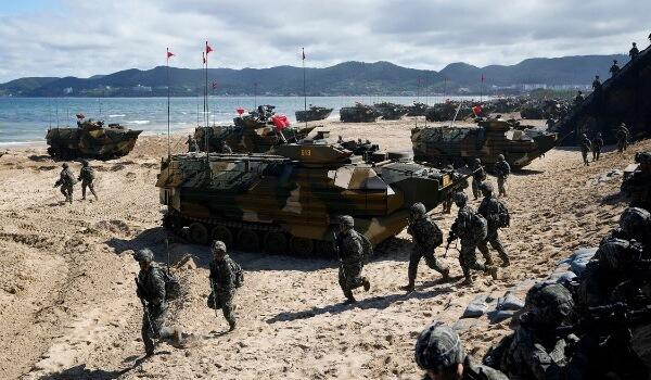 S.Korea has resumed firing exercises near the border