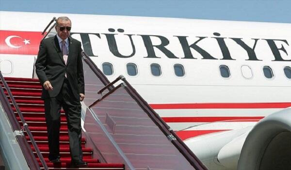 رجب طیب اردوغان به آستانه سفر کرد