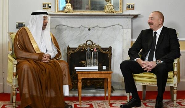 Aliyev meets Saudi investment minister in Italy