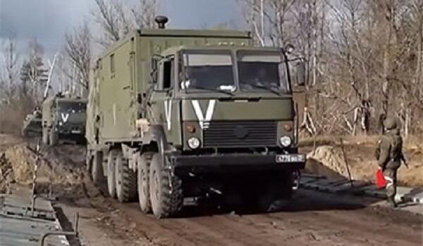 Belarus MAZ trucks spotted in Luhansk region