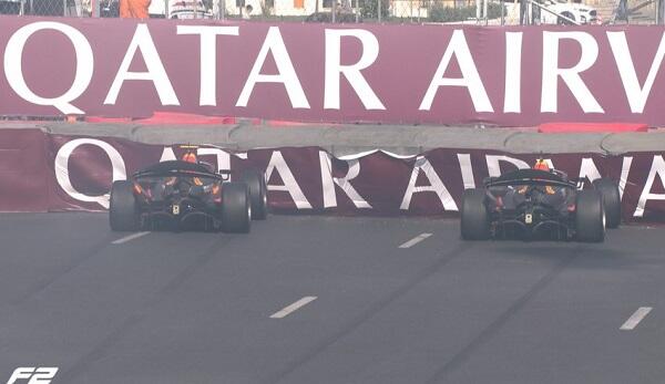 Crashes halt Baku F2 Grand Prix qualifying