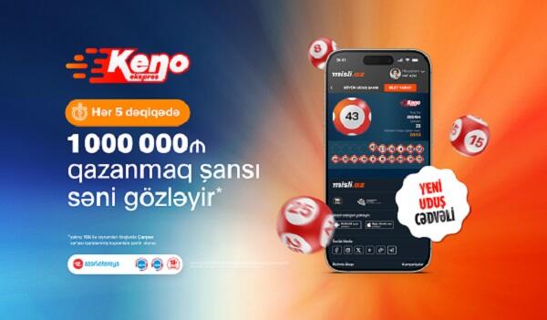 “Ekspress Keno” ilə arzulara aparan şans səyahəti