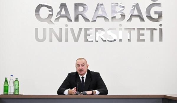 Prezident Qarabağ Universitetində: tələbələrlə görüş...