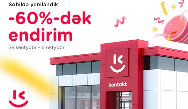 “Kontakt”ın “Sahil” mağazası yeniləndi