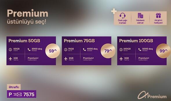 Azercell presents updated Premium tariff packs