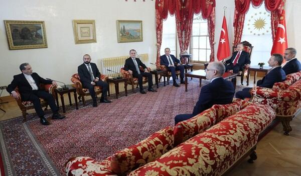 Erdogan received the ministers of four countries -