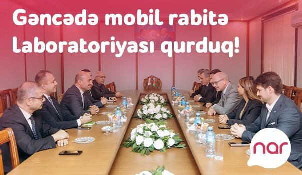 “Nar” Gəncədə mobil rabitə laboratoriyası təsis etdi