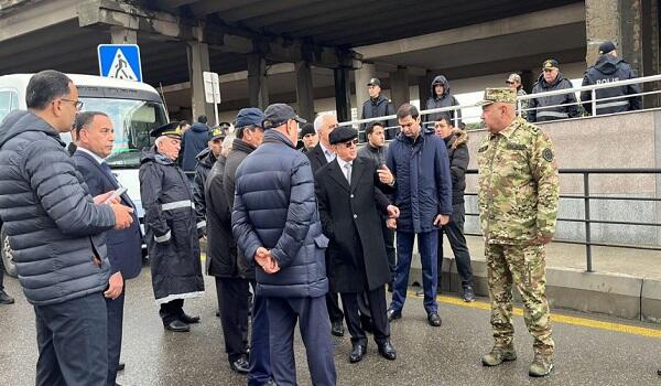 Heydərov su basmış ərazilərə getdi, tapşırıqlar verdi - Foto