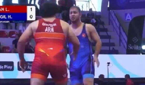 Brawl erupts between Armenian and Turkish wrestlers -