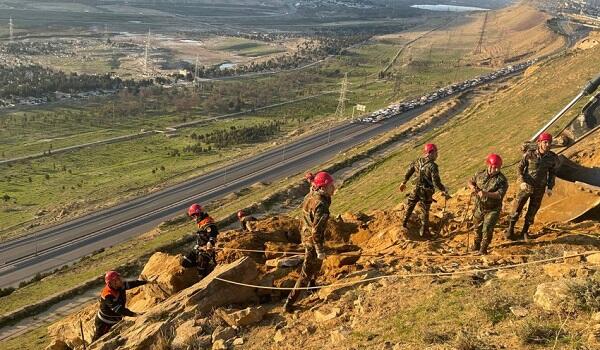 Badamdarda uçqun təhlükəsi aradan qaldırıldı