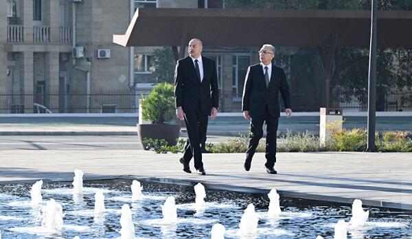 Prezident "28 May"da yaradılan şəraitlə tanış oldu - Foto