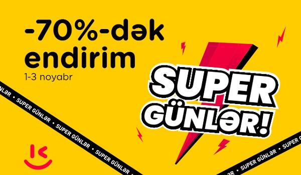 “Kontakt”ın “Super günlər”ində 70%-dək endirim olacaq