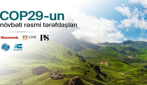 COP29-un media tərəfdaşları açıqlandı