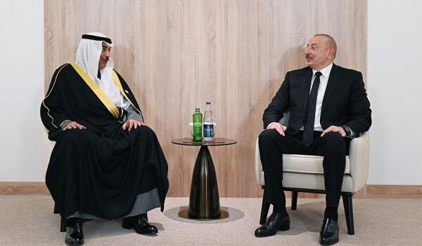 Ilham Aliyev met with the Crown Prince of Kuwait