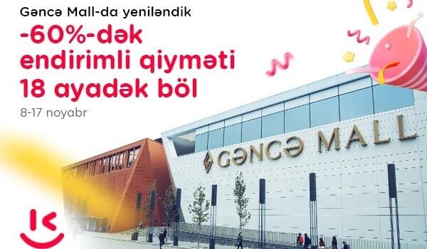 “Kontakt”ın “Gəncə Mall” mağazası yeni üslubda xidmətinizdə