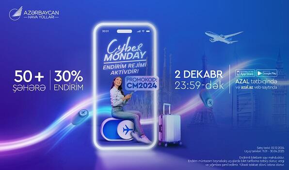 AZAL-dan "Cyber Monday" kampaniyası ilə endirimlərə davam