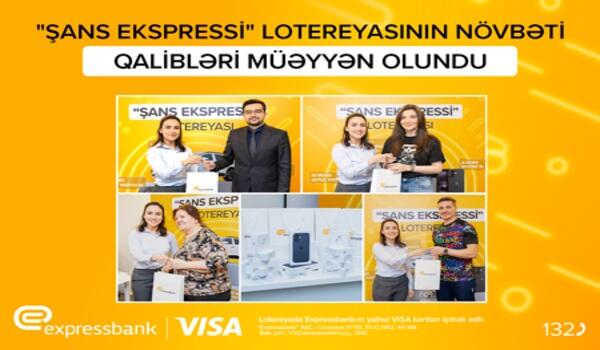 "Expressbank" 18 müştərisinə qiymətli hədiyyələr verdi