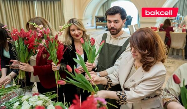 "Bakcell" xanım jurnalistləri təbrik etdi - Foto