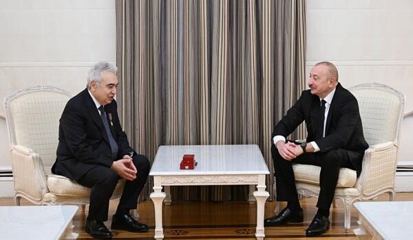 Ilham Aliyev received Fatih Birol -