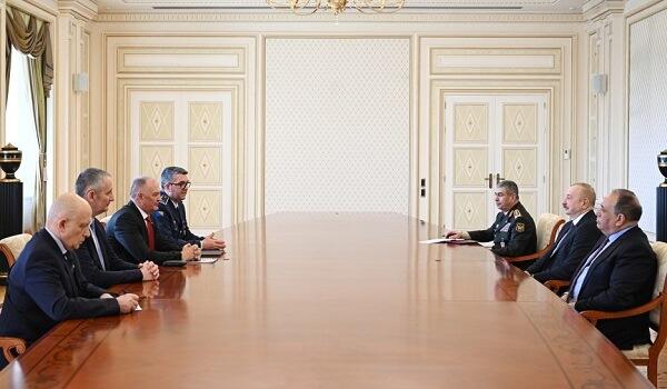 Ilham Aliyev received Zukan Helez -