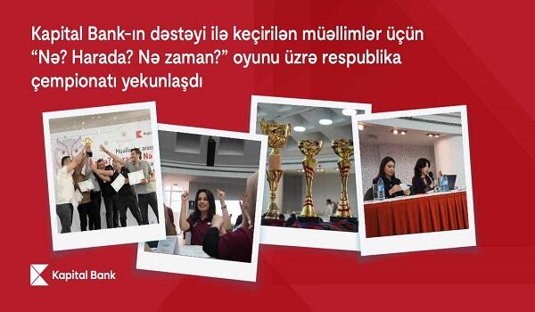 “Nə? Harada? Nə zaman?” oyunu ilə bağlı çempionat keçirildi