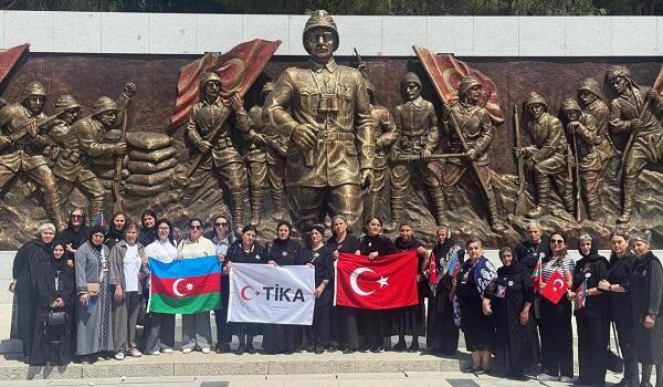 Şəhid ailələri Çanaqqala şəhərini ziyarət etdi - Foto