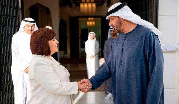 Gafarova meets UAE president in Abu Dhabi