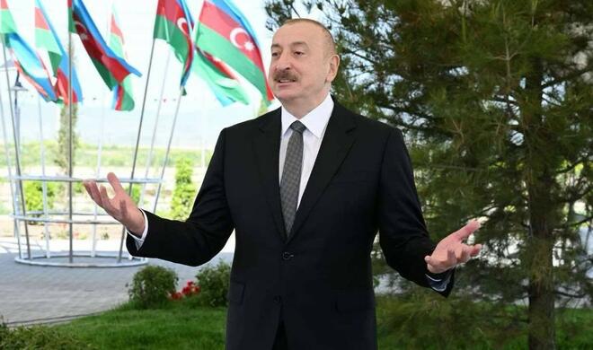 Türkiyədə Əliyev bu şüara görə çıxışını saxladı - Video