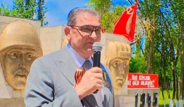 İmişlidə SSRİ bayrağı qaldırıldı - Video